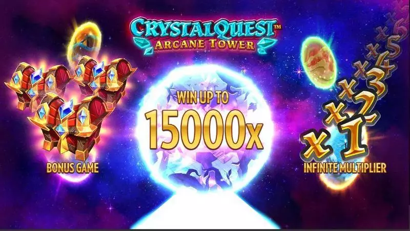 Crystal Quest: ArcaneTower Slots made by Thunderkick - Info and Rules