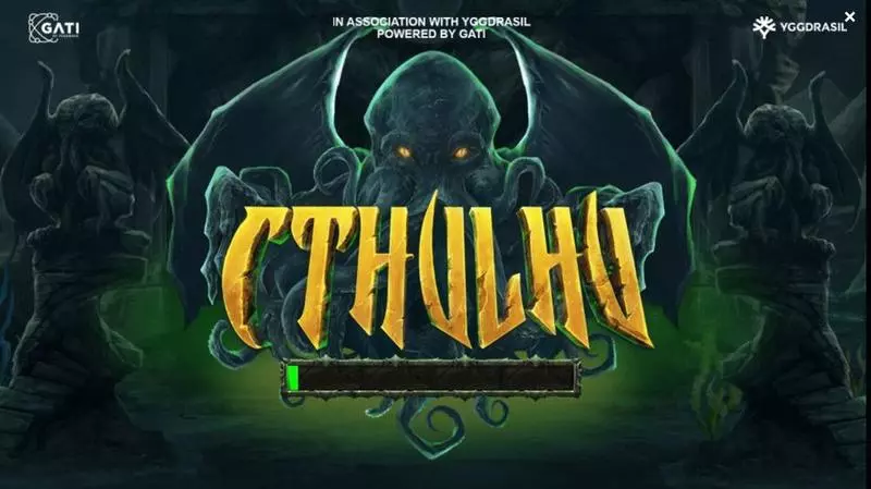 Cthulhu Slots made by G.games - Introduction Screen