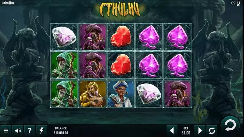 Cthulhu Slots made by G.games - Main Screen Reels