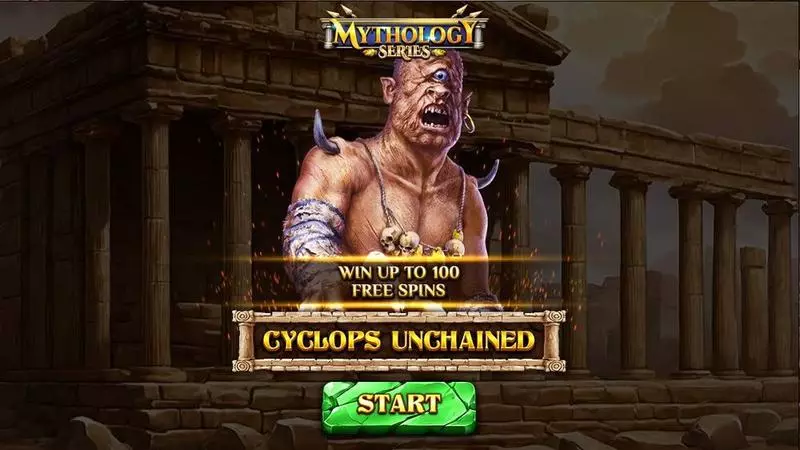 Cyclops Unchained Slots made by Spinomenal - Introduction Screen