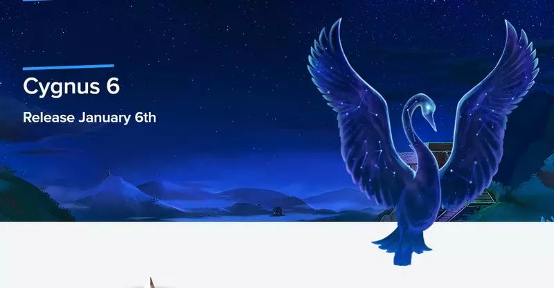 Cygnus 6 Slots made by Elk Studios - Introduction Screen