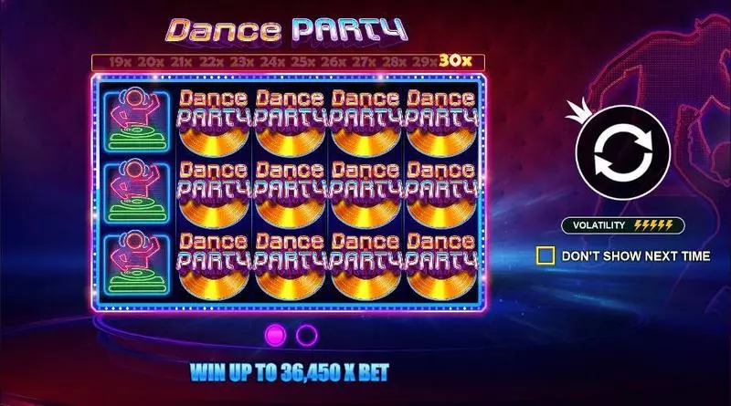 Dance Party Slots made by Pragmatic Play - Info and Rules