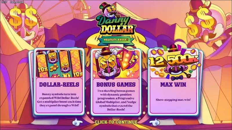 Danny Dollar Slots made by Hacksaw Gaming - Info and Rules
