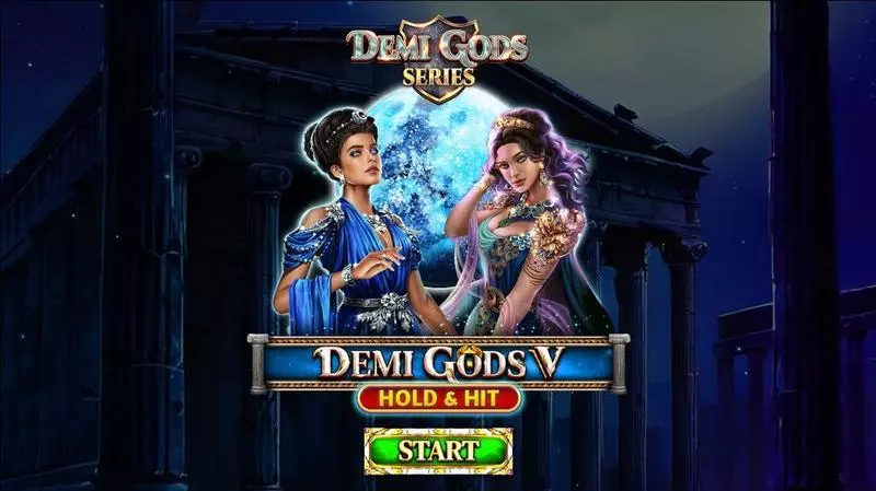 Demi Gods V – Hold and Hit Slots made by Spinomenal - Introduction Screen