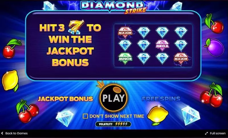 Diamond Strike Slots made by Pragmatic Play - Info and Rules