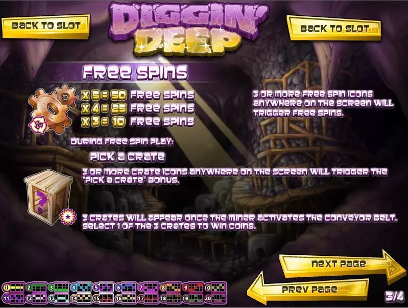 Diggin Deep Slots made by Rival - Info and Rules