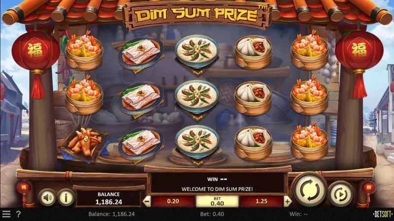 Dim Sum Prize Slots made by BetSoft - Main Screen Reels
