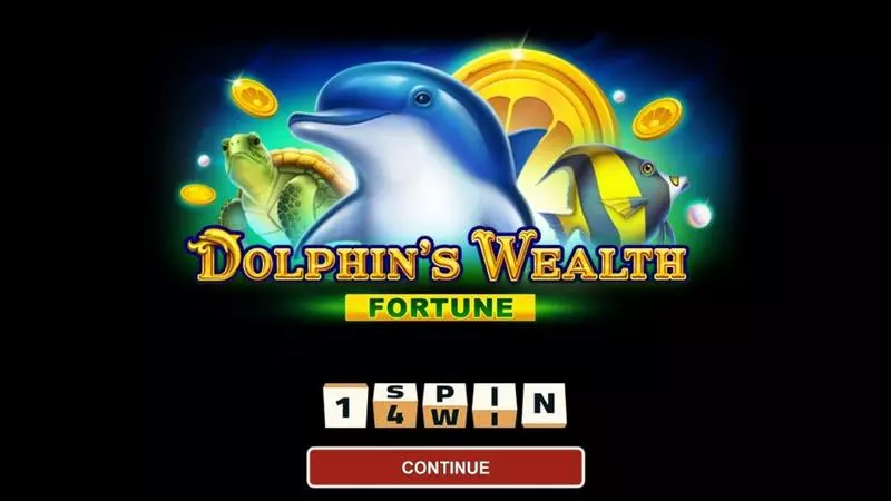 Dolphin's Wealth Fortune Slots made by 1Spin4Win - Introduction Screen
