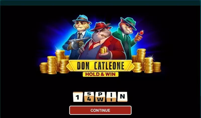 Don Catleone - Hold And Win Slots made by 1Spin4Win - Introduction Screen