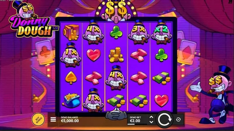 Donny Dough Slots made by Hacksaw Gaming - Main Screen Reels