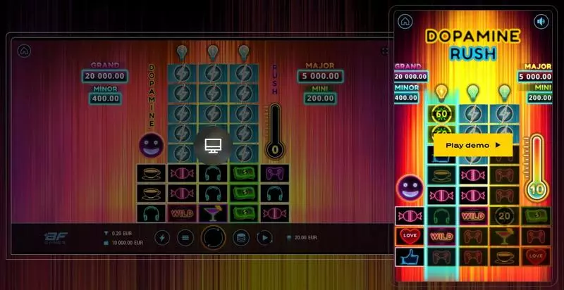 Dopamine Rush Slots made by  - Main Screen Reels