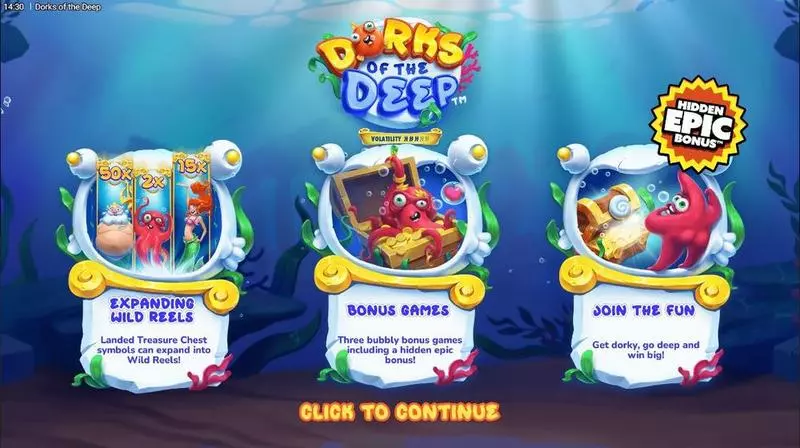 Dorks Of The Deep Slots made by Hacksaw Gaming, - Info and Rules