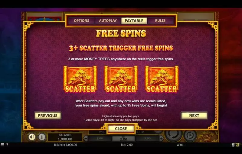 Dragon & Phoenix Slots made by BetSoft - Bonus 2