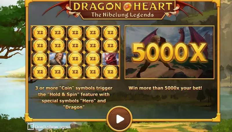 Dragonheart Slots made by Apparat Gaming - Main Screen Reels