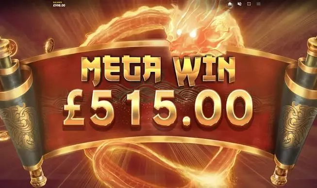 Dragon's Luck Deluxe Slots made by Red Tiger Gaming - Winning Screenshot
