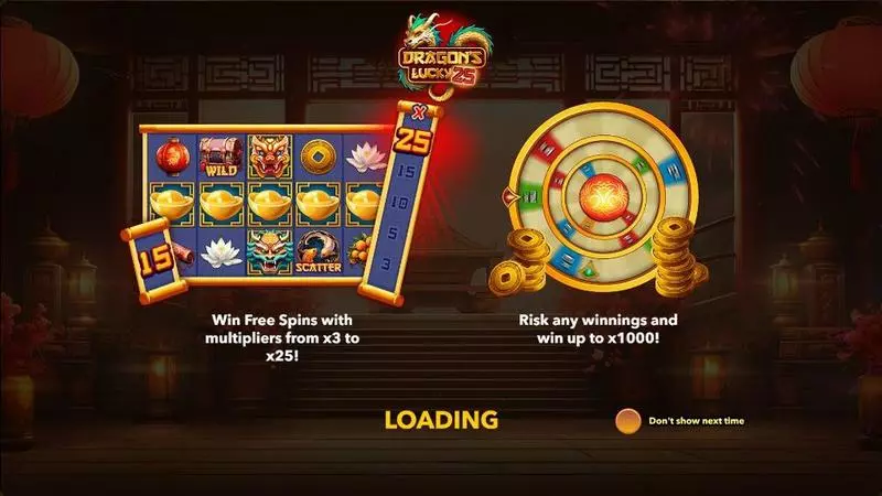 Dragon's Lucky 25 Slots made by Mascot Gaming - Info and Rules