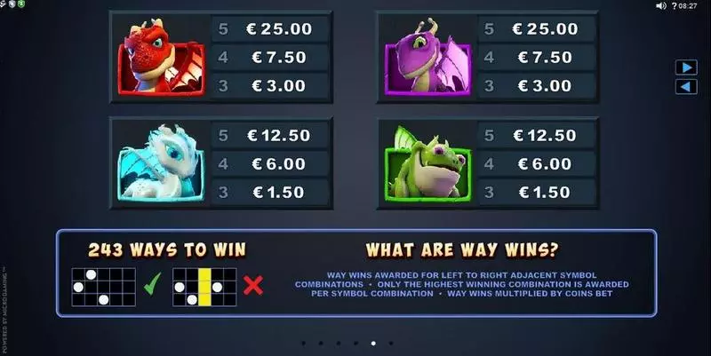 Dragonz Slots made by Microgaming - Info and Rules