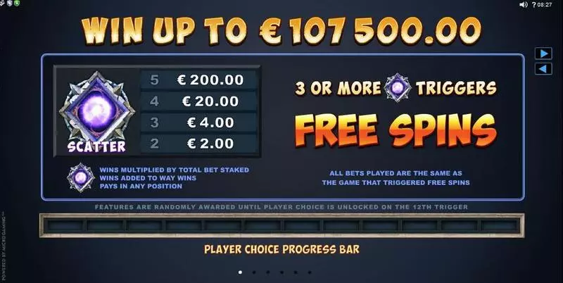 Dragonz Slots made by Microgaming - Info and Rules