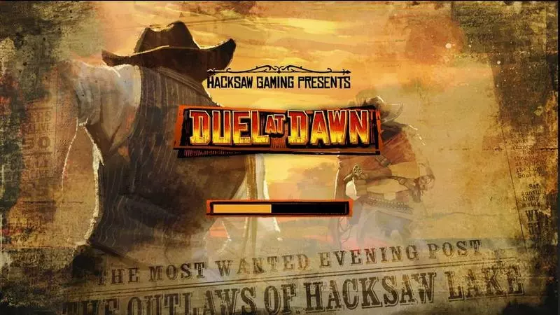 Duel At Dawn Slots made by Hacksaw Gaming - Introduction Screen