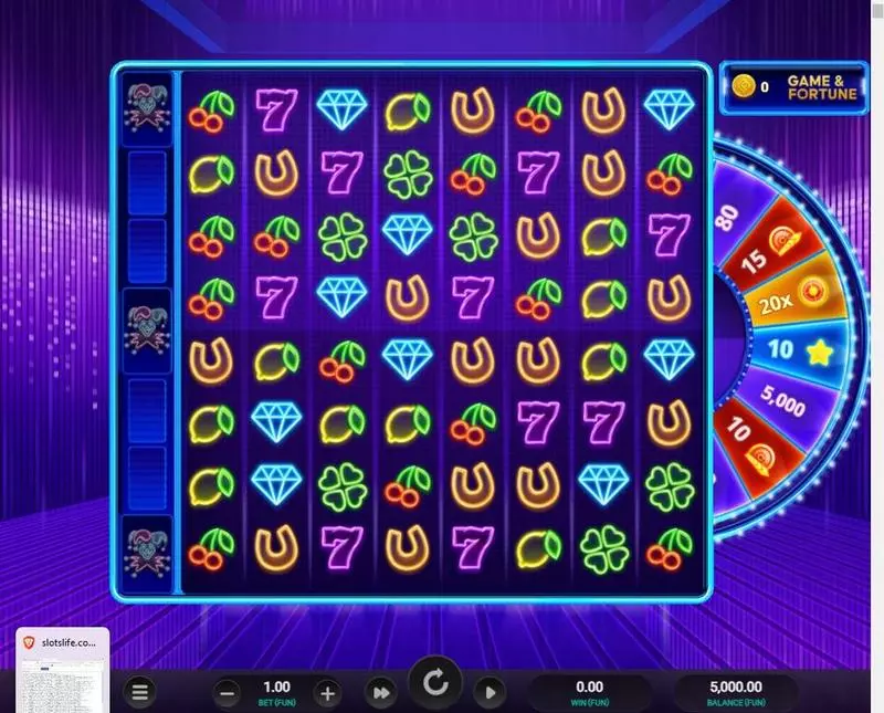 Dueling Jokers - Dream Drop Slots made by Four Leaf Gaming - Main Screen Reels
