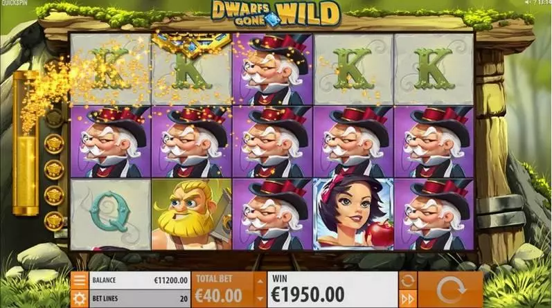 Dwarfs Gone Wild Slots made by Quickspin - Bonus 1