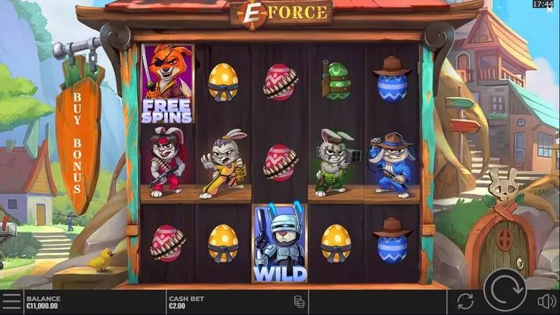 E-Force  Slots made by Yggdrasil - Main Screen Reels