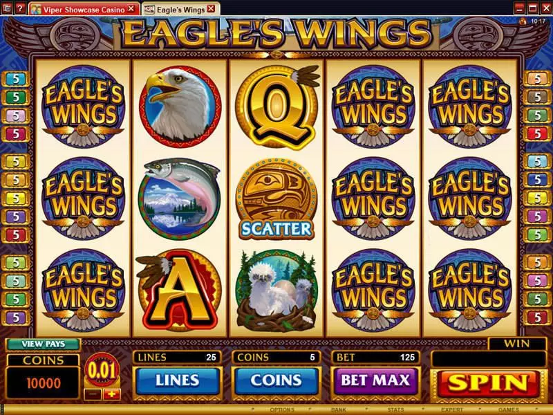 Eagle's Wings Slots made by Microgaming - Main Screen Reels