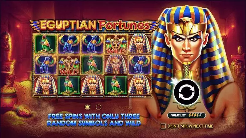 Egyptian Fortunes Slots made by Pragmatic Play - Info and Rules