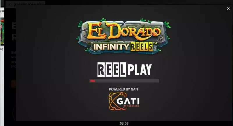 El Dorado Infinity Reels Slots made by ReelPlay - Introduction Screen