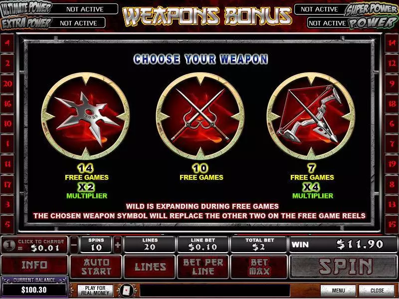 Elektra Slots made by PlayTech - Bonus 1