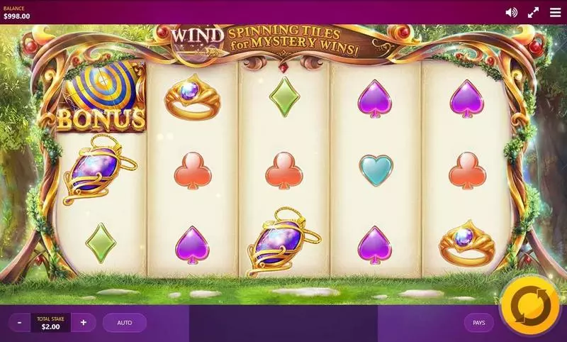 Elven Magic Slots made by Red Tiger Gaming - Main Screen Reels