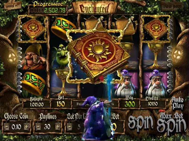 Enchanted Slots made by BetSoft - Introduction Screen