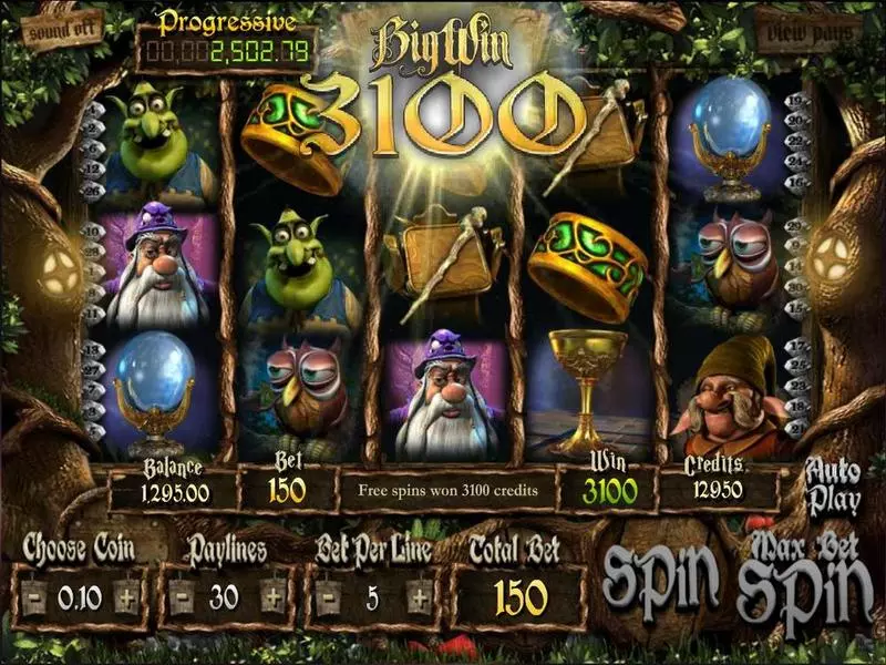 Enchanted Slots made by BetSoft - Introduction Screen