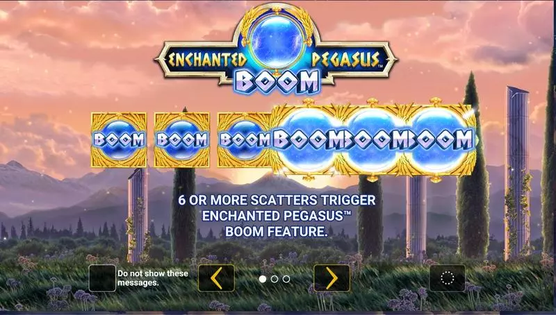 Enchanted Pegasus BOOM Slots made by Greentube - Info and Rules