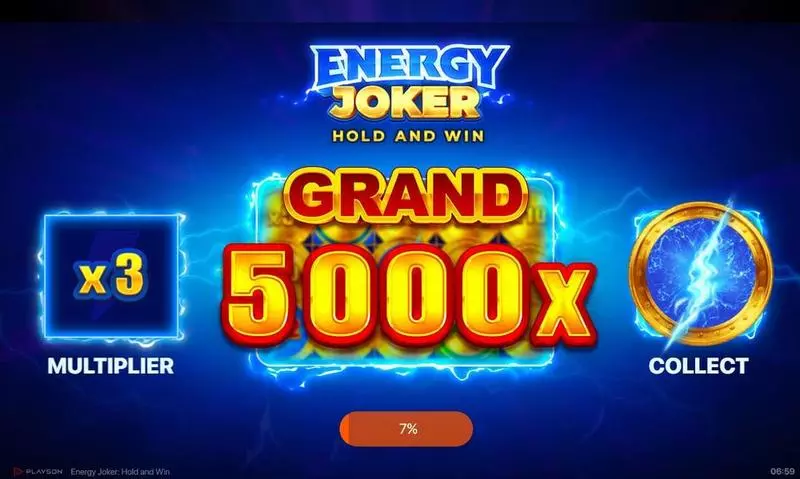 Energy Joker - Hold and Win Slots made by Playson - Introduction Screen