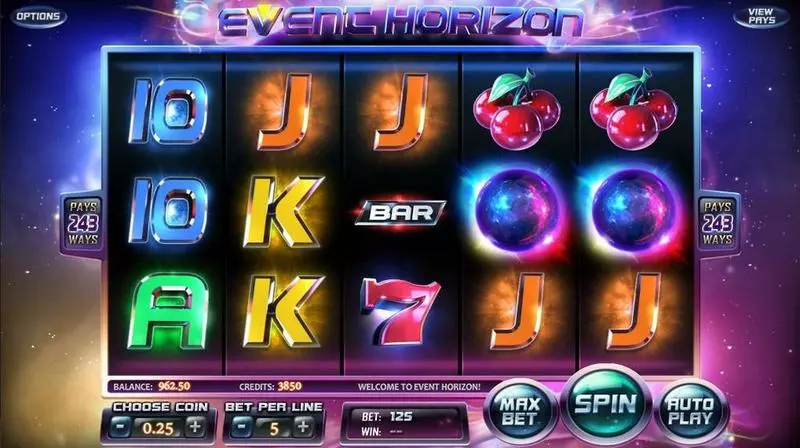 Event Horizon Slots made by BetSoft 