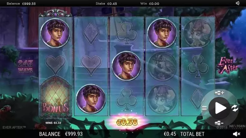 Ever After Slots made by NextGen Gaming - Main Screen Reels