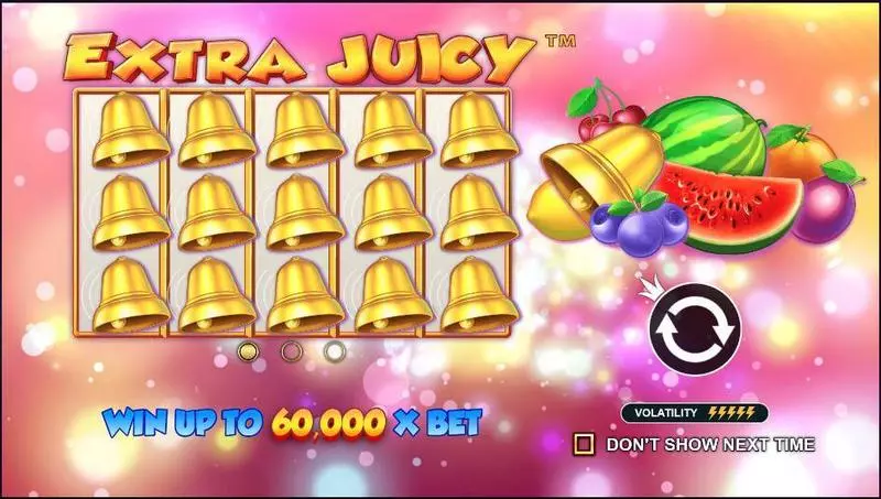 Extra Juicy Slots made by Pragmatic Play - Info and Rules