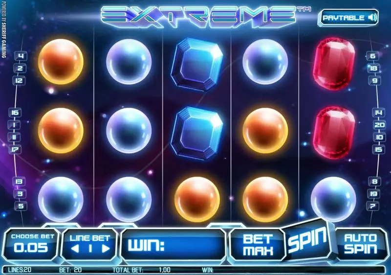 Extreme Slots made by StakeLogic - Main Screen Reels