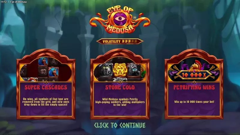 EYE OF MEDUSA Slots made by Hacksaw Gaming - Info and Rules