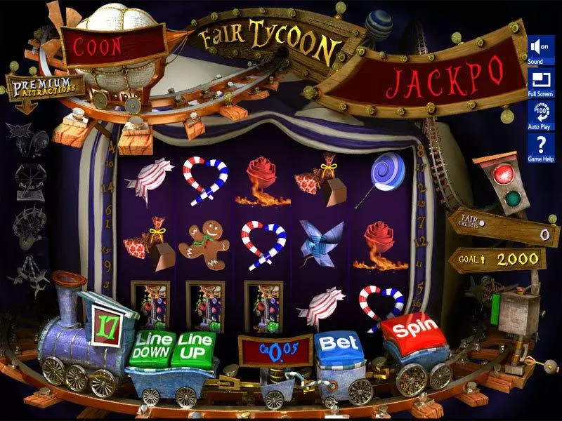 Fair Tycoon Slots made by Slotland Software - Main Screen Reels
