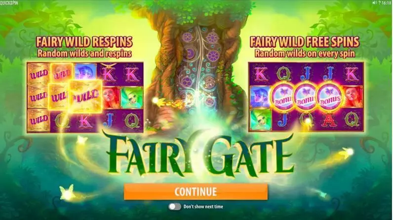 Fairy Gate Slots made by Quickspin - Bonus 1