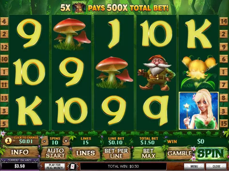 Fairy Magic Slots made by PlayTech - Main Screen Reels