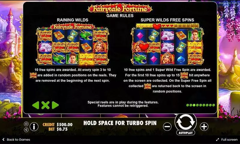 Fairytale Fortune Slots made by Pragmatic Play - Bonus 2