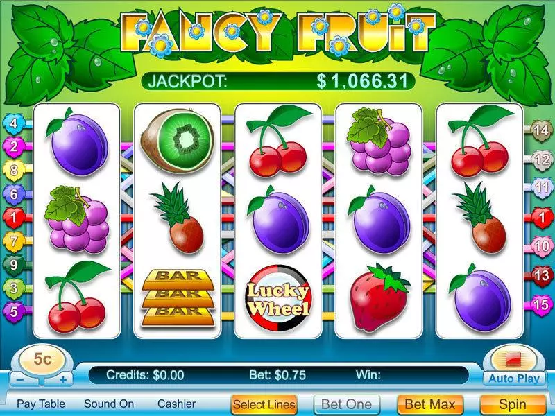 Fancy Fruit Slots made by Byworth - Main Screen Reels