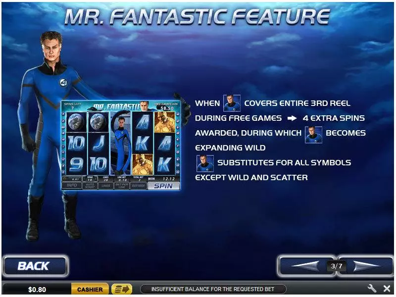 Fantastic Four 50 Line Slots made by PlayTech - Bonus 1