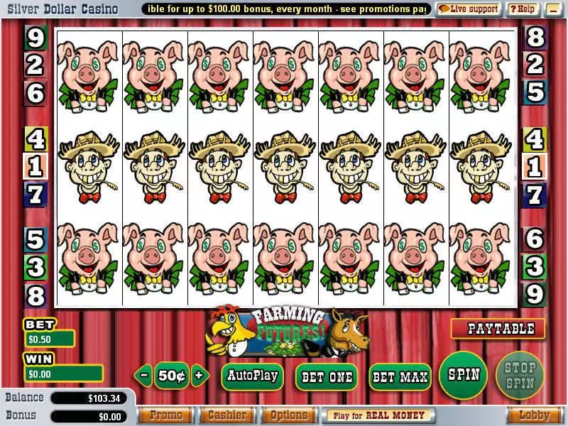 Farming Futures Slots made by WGS Technology - Main Screen Reels