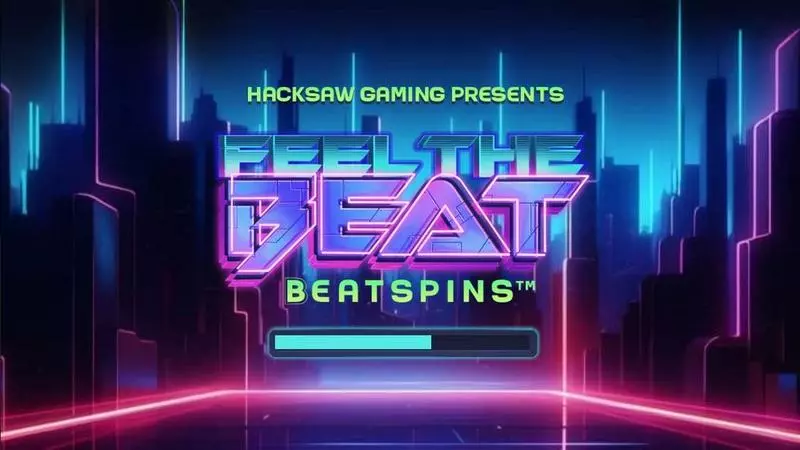 Feel the Beat Slots made by Hacksaw Gaming - Introduction Screen