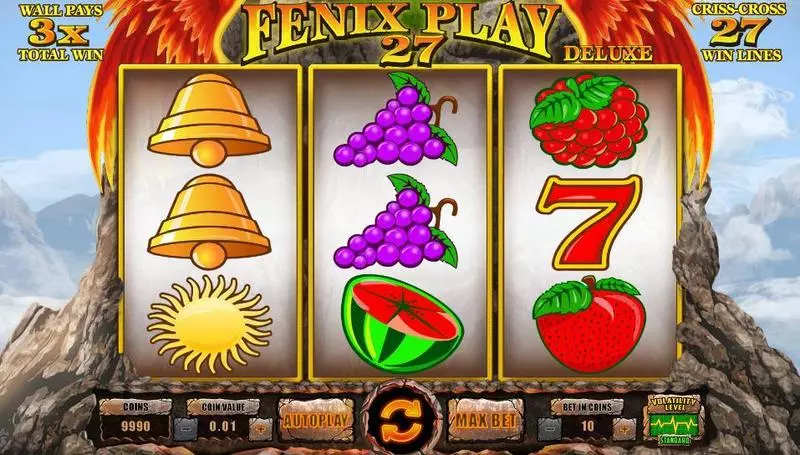 Fenix Play 27 Deluxe Slots made by Wazdan - Main Screen Reels