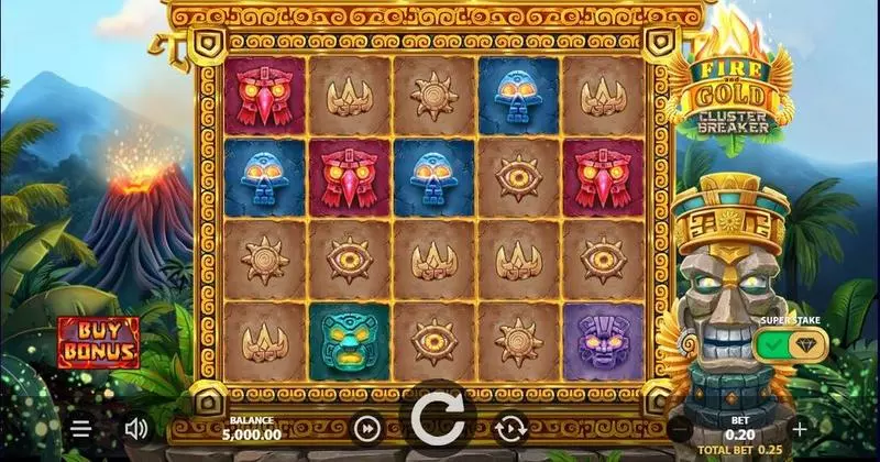 Fire and Gold Slots made by StakeLogic - Main Screen Reels